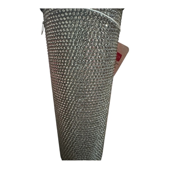 Silver &Orange Dunkin Donuts Stainless Steel Sparkly Tumbler 24oz Size OS - Picture 3 of 4